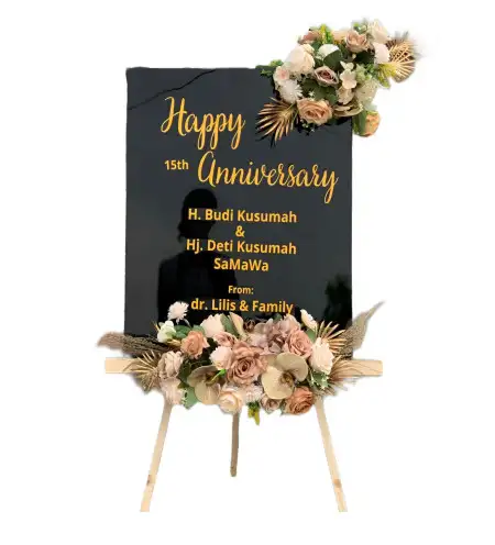 Papan Bunga Akrilik Suruh