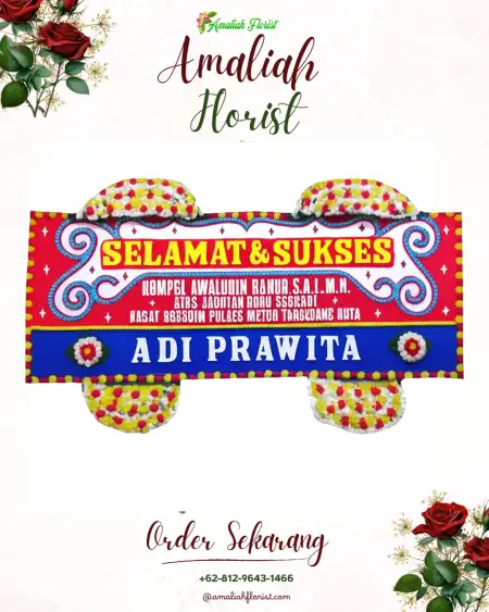 Papan Bunga Ucapan Selamat Suruh